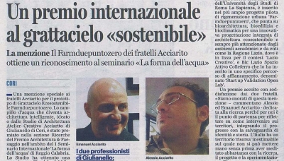 Un premio internazionale al grattacielo ecosostenibile